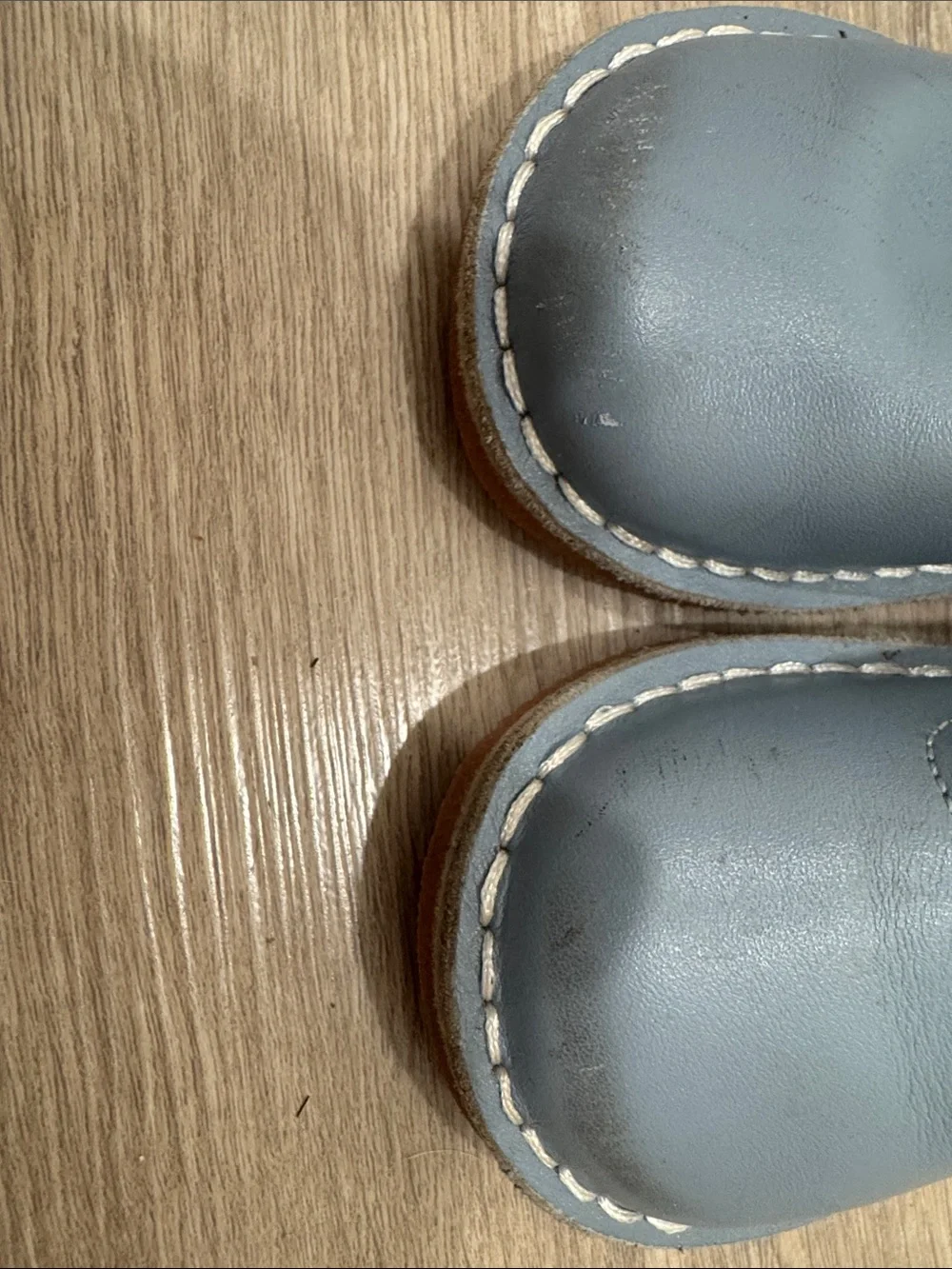 L'Amour Kids T‑Bar Shoes in Slate Blue